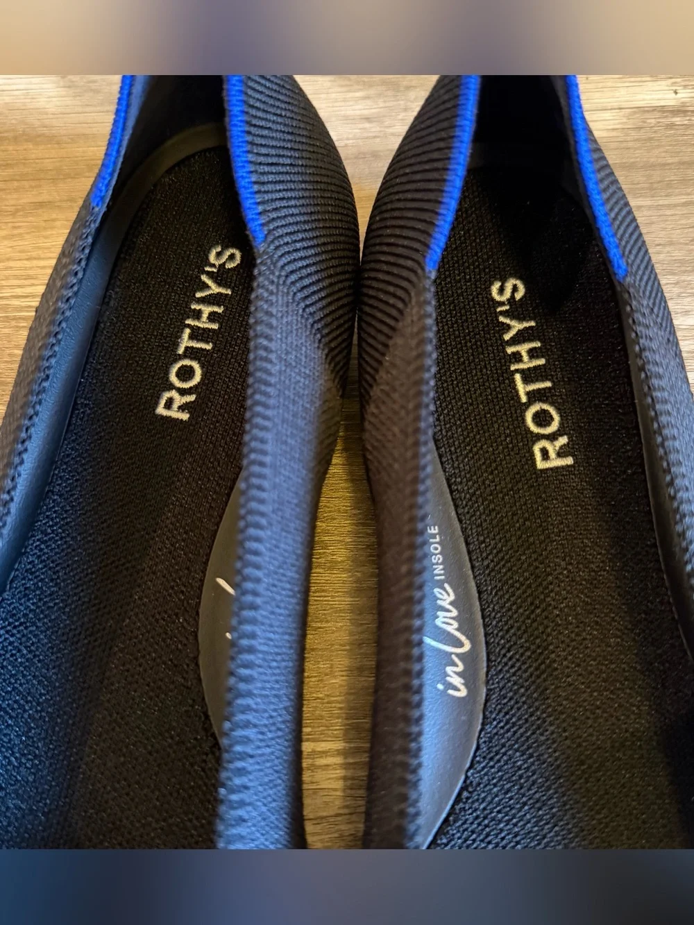 Rothy's The Point II flats In Black Womens Size 11